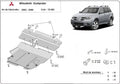 Cubre cárter metálico Mitsubishi Outlander (2002-2006) a medida