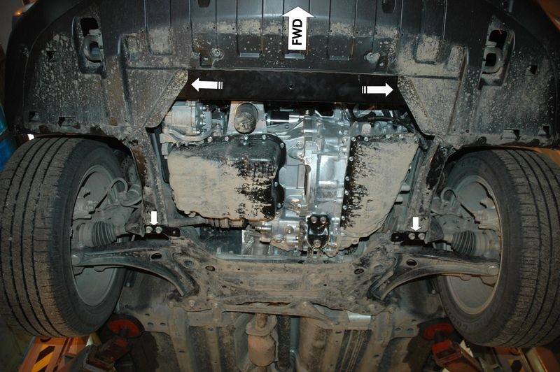 Cubre cárter metálico Mitsubishi Outlander (2012-2022) a medida