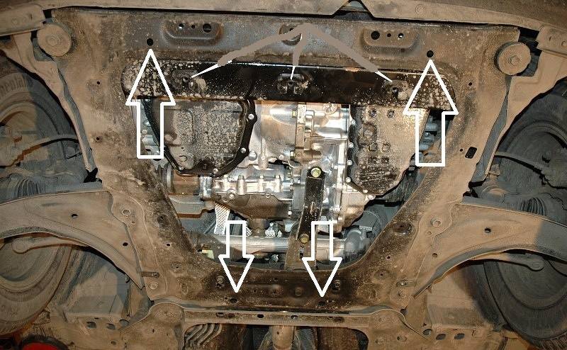 Cubre cárter metálico Nissan Juke (2010-2022) a medida