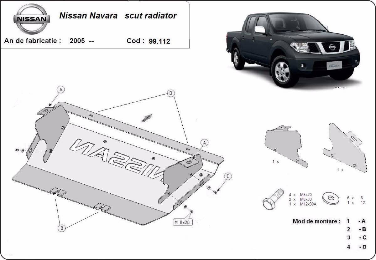 Protección de Radiador Nissan Navara (2005-2015)