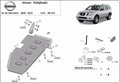 Protección del Depósito de Combustible Nissan Pathfinder D40 (2005-2015)