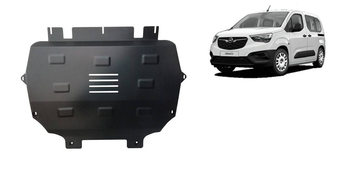 Cubre cárter metálico Opel Combo (2018-2022) a medida