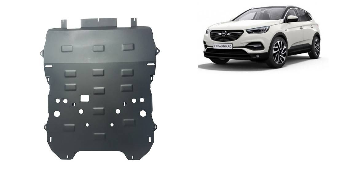 Cubre cárter metálico Opel Grandland X (2017-2022) a medida