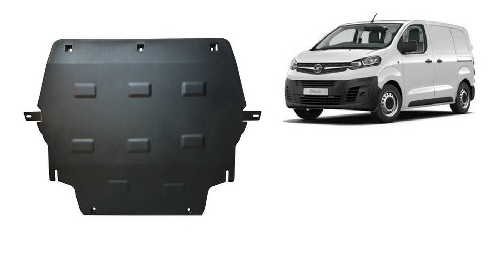 Cubre cárter metálico Opel Vivaro (2019-2022) a medida