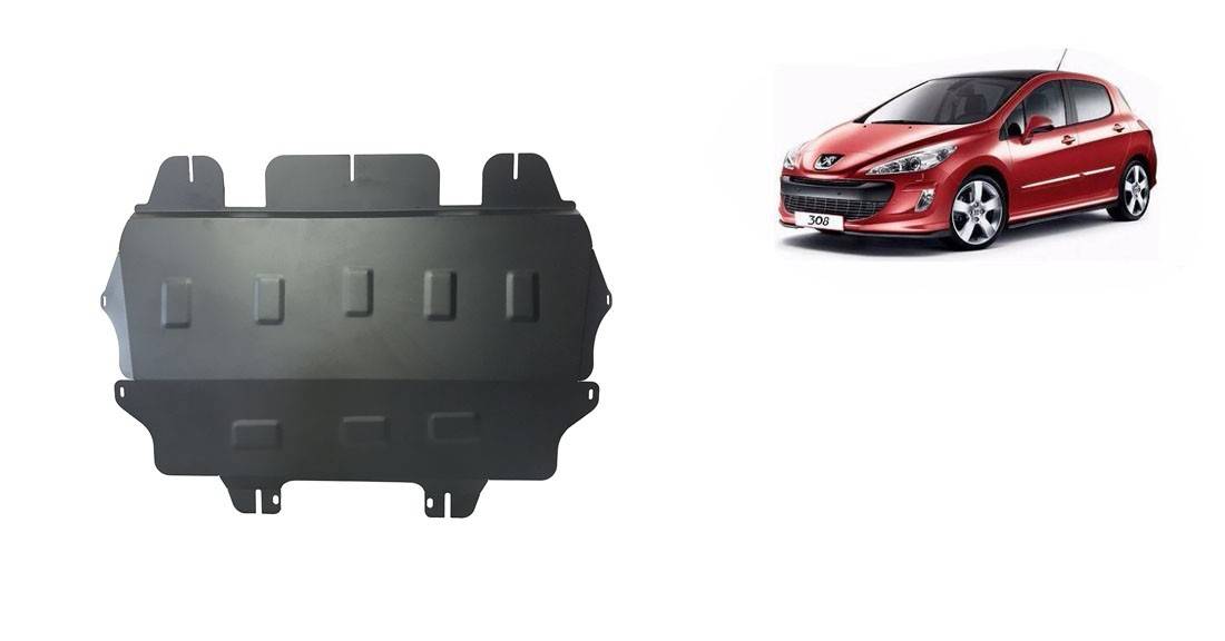 Cubre cárter metálico Peugeot 308 (2007-2018) a medida