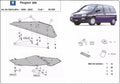 Cubre cárter metálico Peugeot 806 (1995-2003) a medida