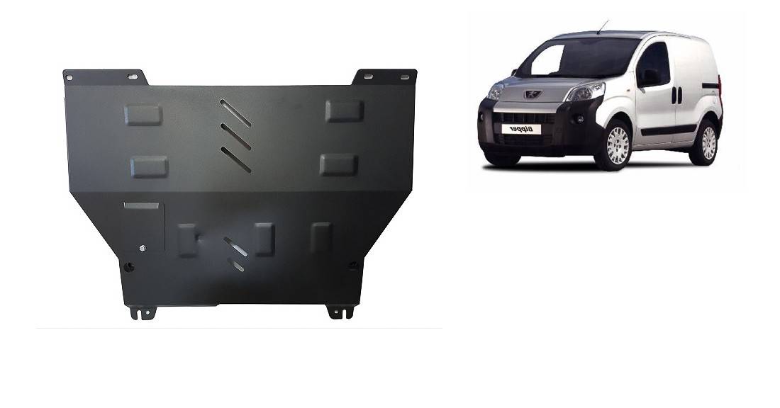 Cubre cárter metálico Peugeot Bipper (2008-2022) a medida
