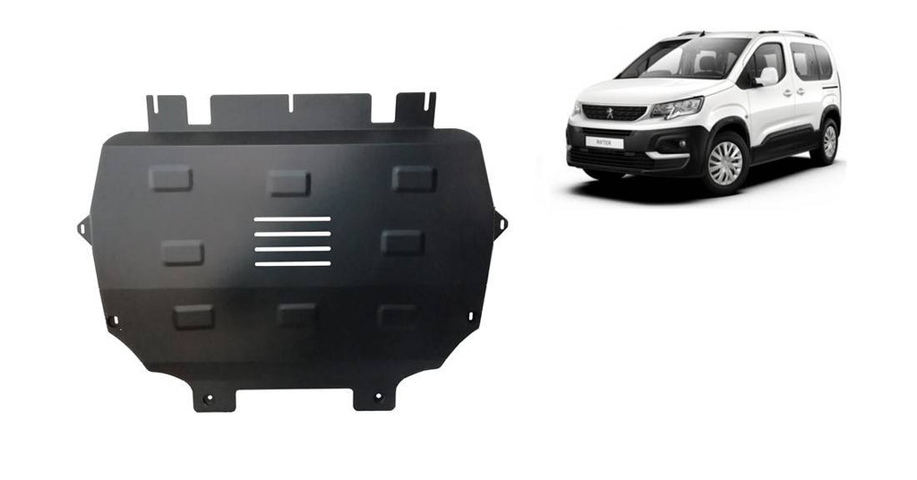 Cubre cárter metálico Peugeot Rifter / Partner (2018-2022) a medida