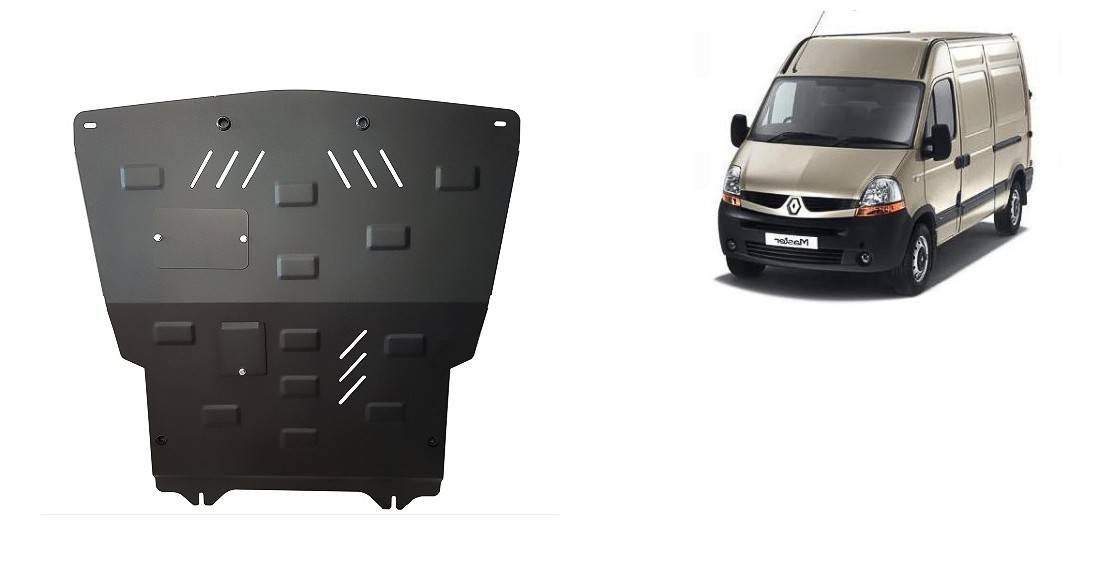 Cubre cárter metálico Renault Master 2 (1998-2010) a medida