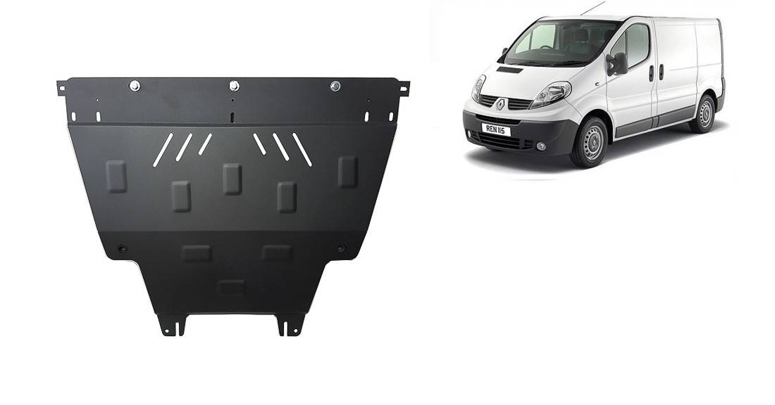 Cubre cárter metálico Renault Trafic (2001-2014) a medida