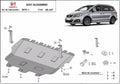 Cubre cárter metálico Seat Alhambra (2010-2020) a medida