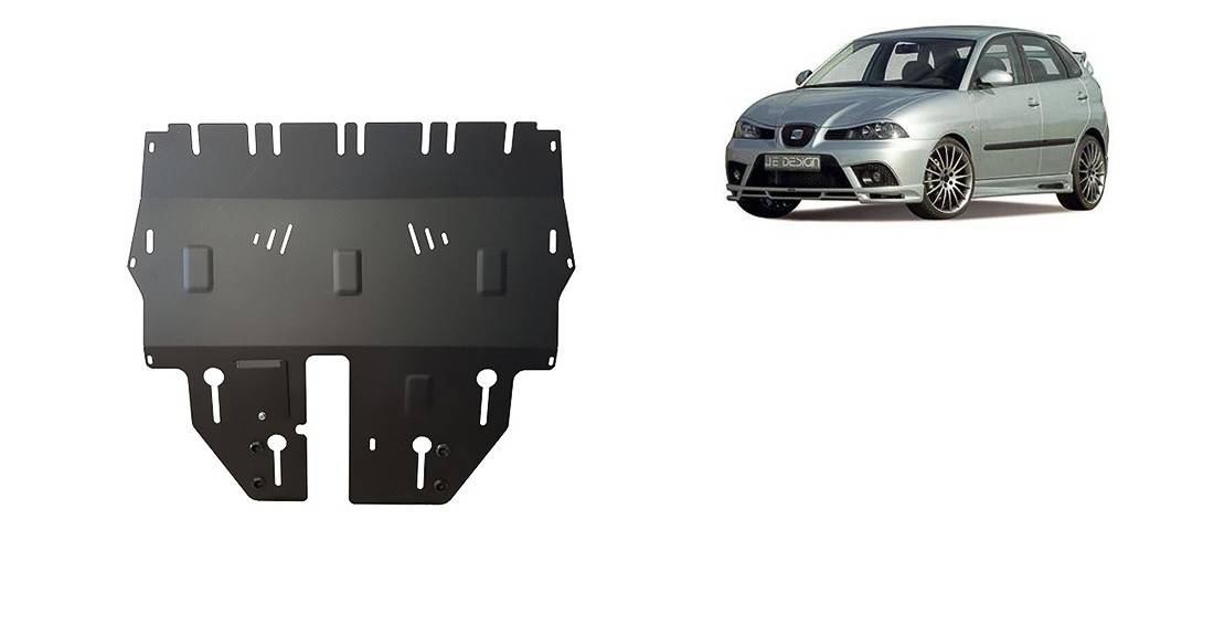 Cubre cárter metálico Seat Ibiza Gasolina (2002-2017) a medida