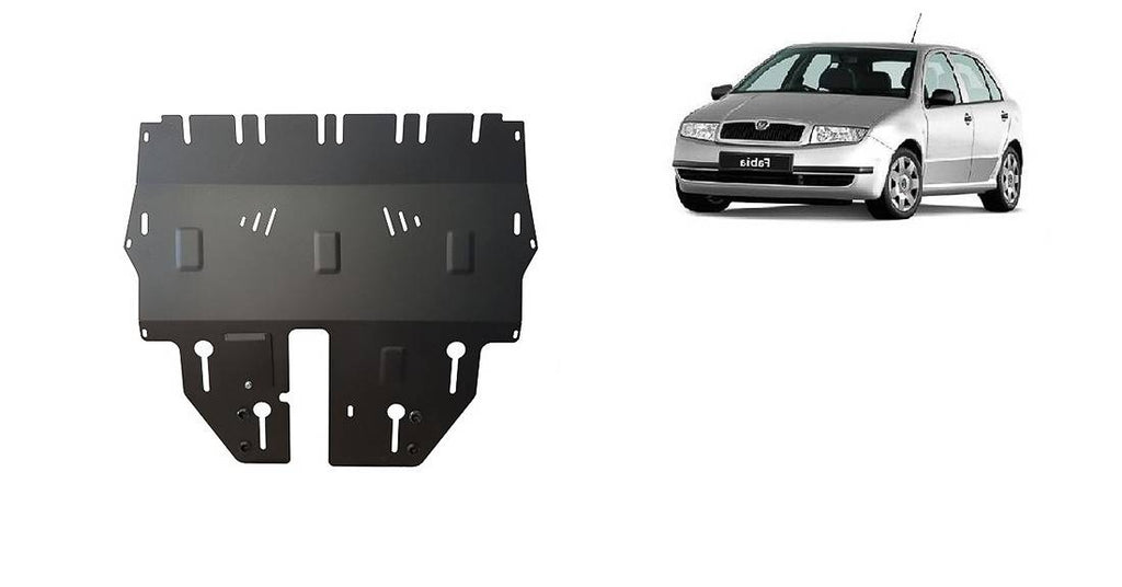 Cubre cárter metálico Skoda Fabia 1 (1999-2007) a medida