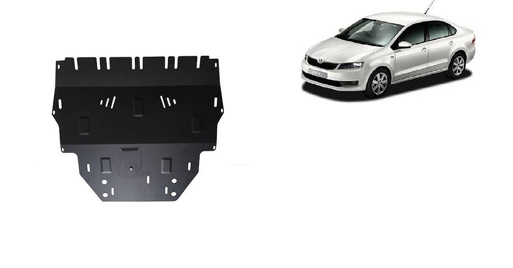 Cubre cárter metálico Skoda Rapid (2012-2022) a medida