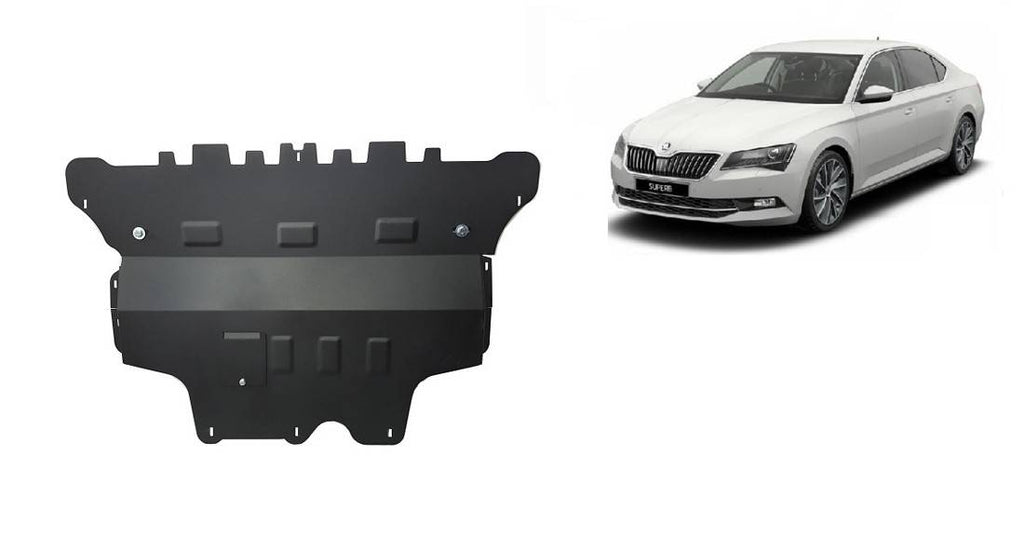 Cubre cárter metálico Skoda Superb - Caja de Cambios Automática "30.145A" (2015-2022) a medida