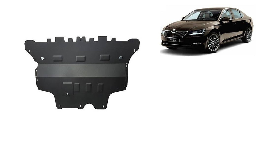 Cubre cárter metálico Skoda Superb - Caja de Cambios Manual (2015-2022) a medida