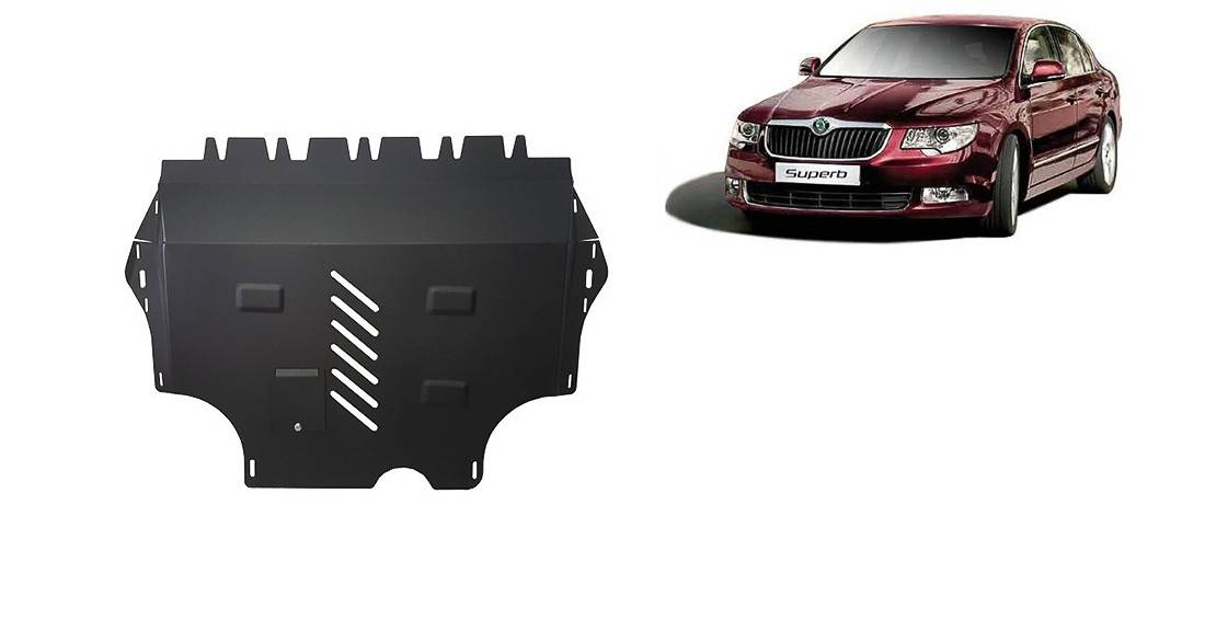 Cubre cárter metálico Skoda Superb (2008-2015) a medida