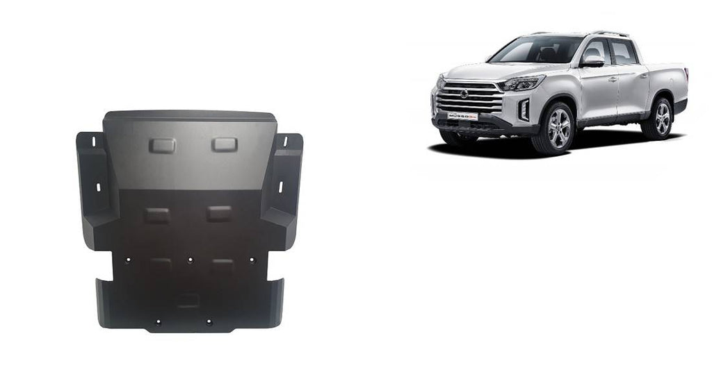 Cubre cárter metálico Ssangyong Musso Grand (2018-2022) a medida