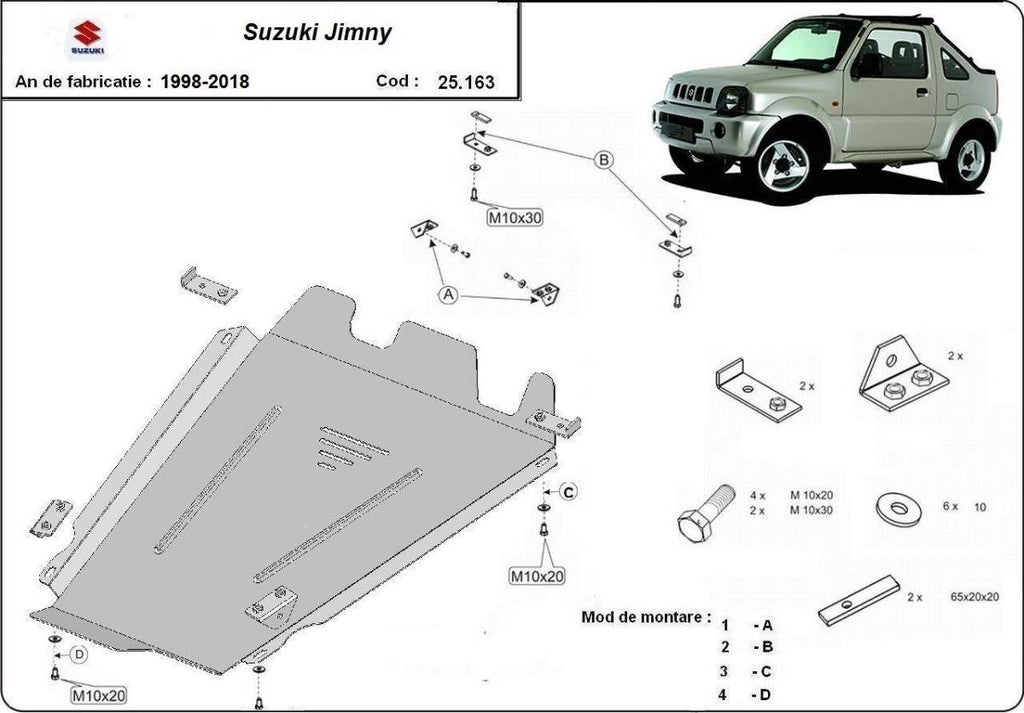 Protección de Caja de Transferencia Suzuki Jimny (2003-2018)