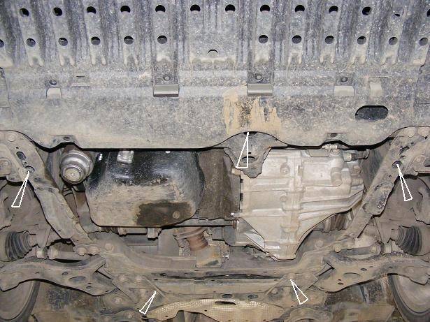 Cubre cárter metálico Toyota Avensis (2008-2022) a medida