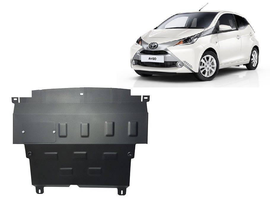 Cubre cárter metálico Toyota Aygo AB40 (2014-2022) a medida