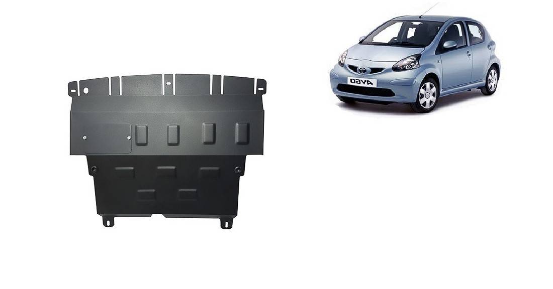 Cubre cárter metálico Toyota Aygo AB10 (2005-2014) a medida