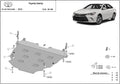 Cubre cárter metálico Toyota Camry (2018-actualidad) a medida