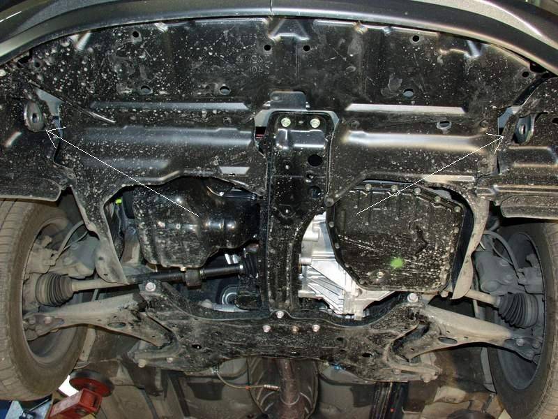 Cubre cárter metálico Toyota Corolla -E120/E130 (2002-2007) a medida