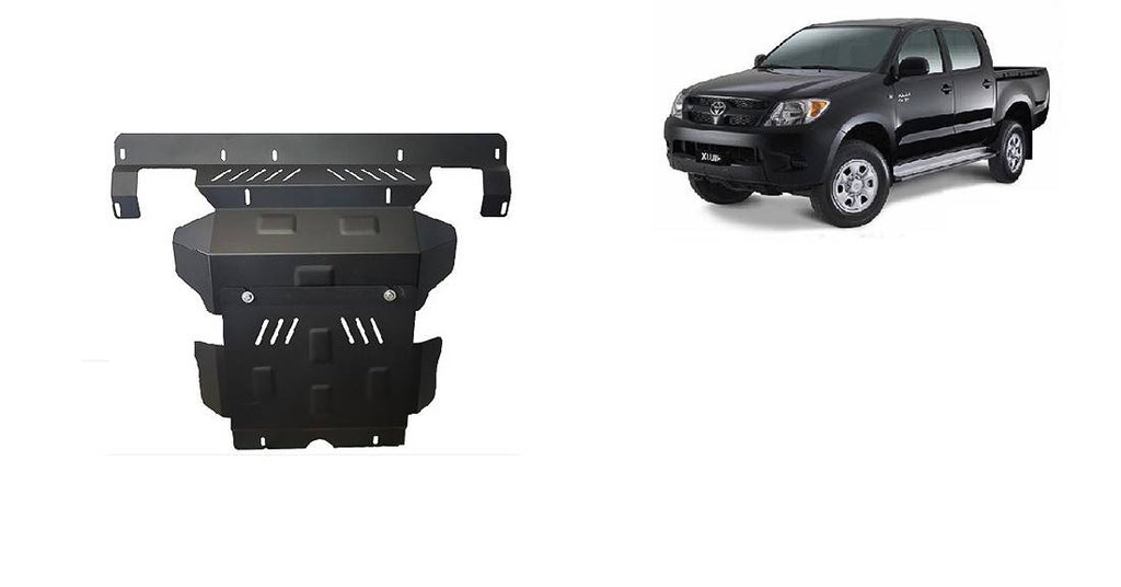 Cubre cárter metálico Toyota Hilux (2004-2015) a medida