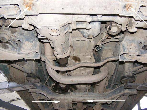 Protección de Caja de Cambios y Diferencial Toyota Hilux (2000-2004)