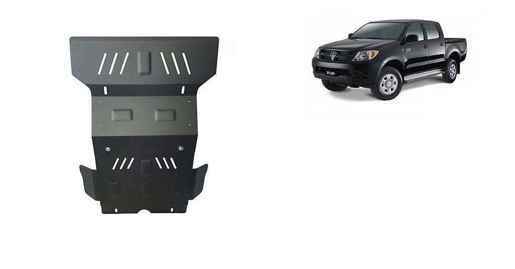 Cubre cárter metálico Toyota Hilux (2004-2015) a medida