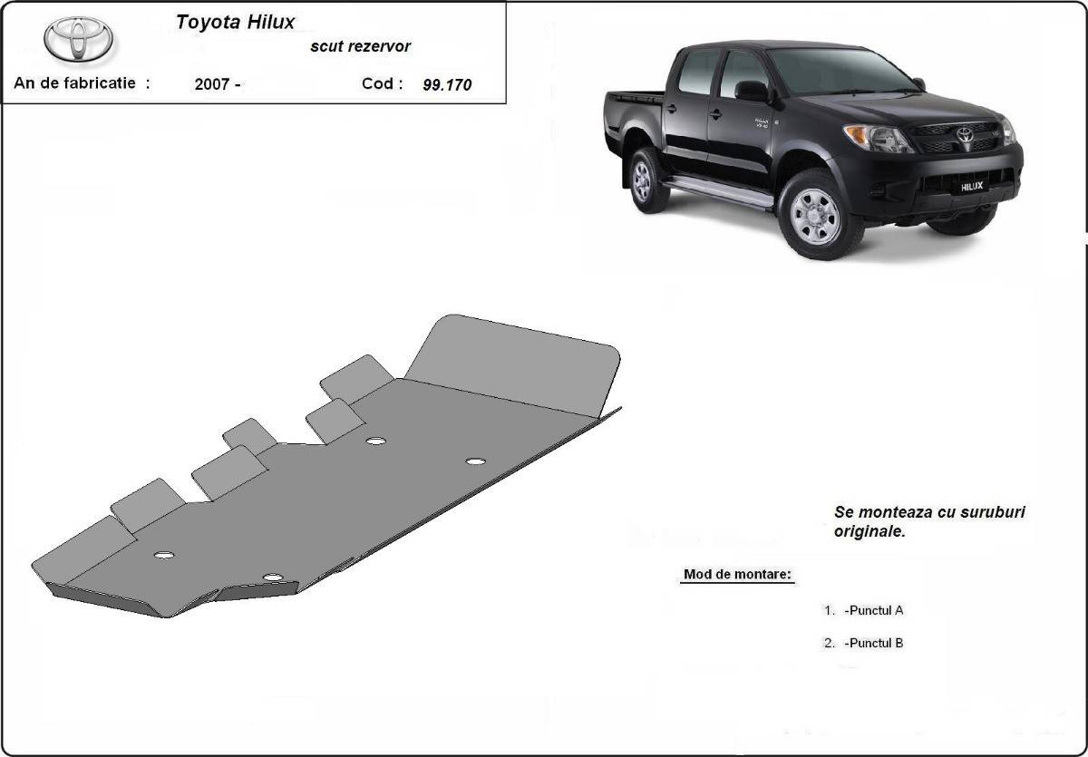 Protección del Depósito de Combustible Toyota Hilux (2004-2015)