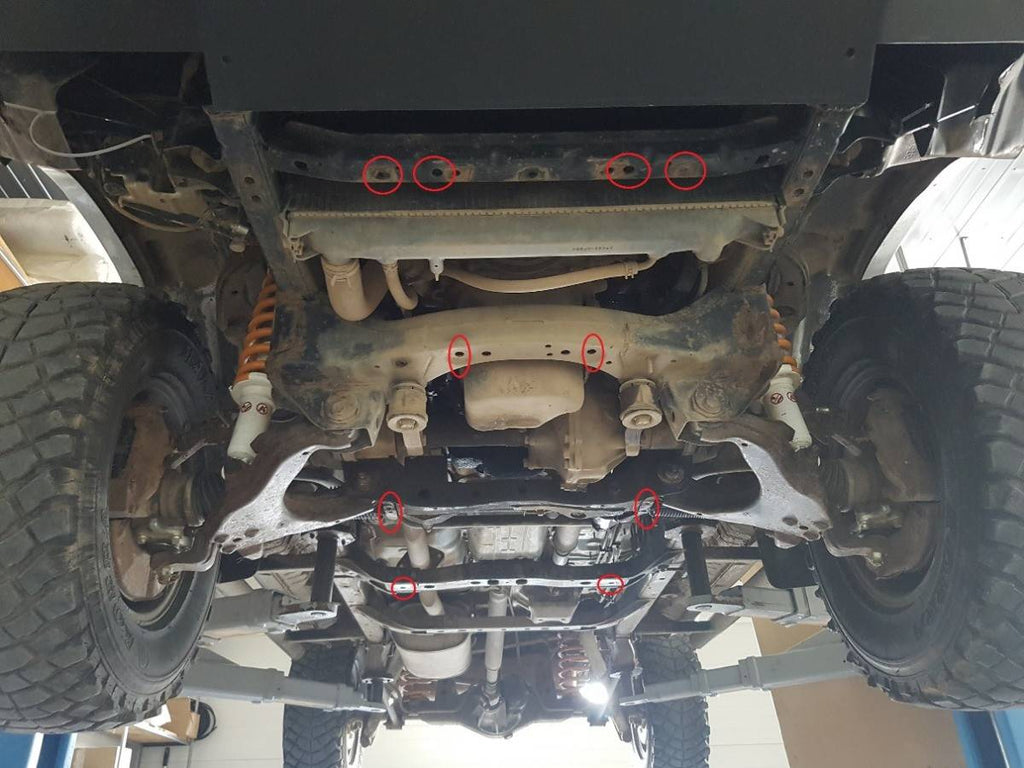 Cubre cárter metálico Toyota Land Cruiser J90 (1995-2002) a medida