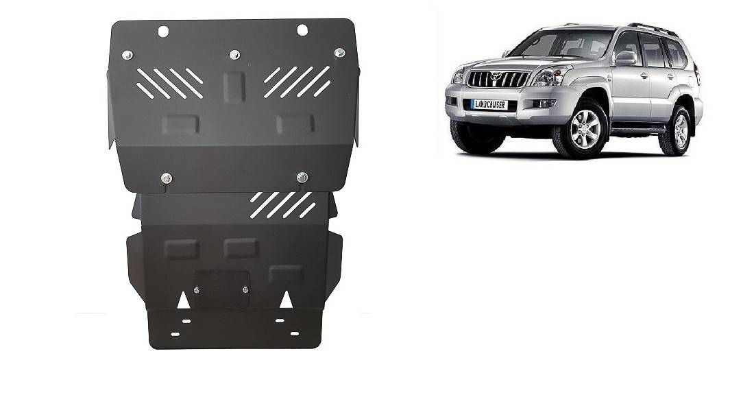 Cubre cárter metálico Toyota Land Cruiser J120 (2002-2009) a medida