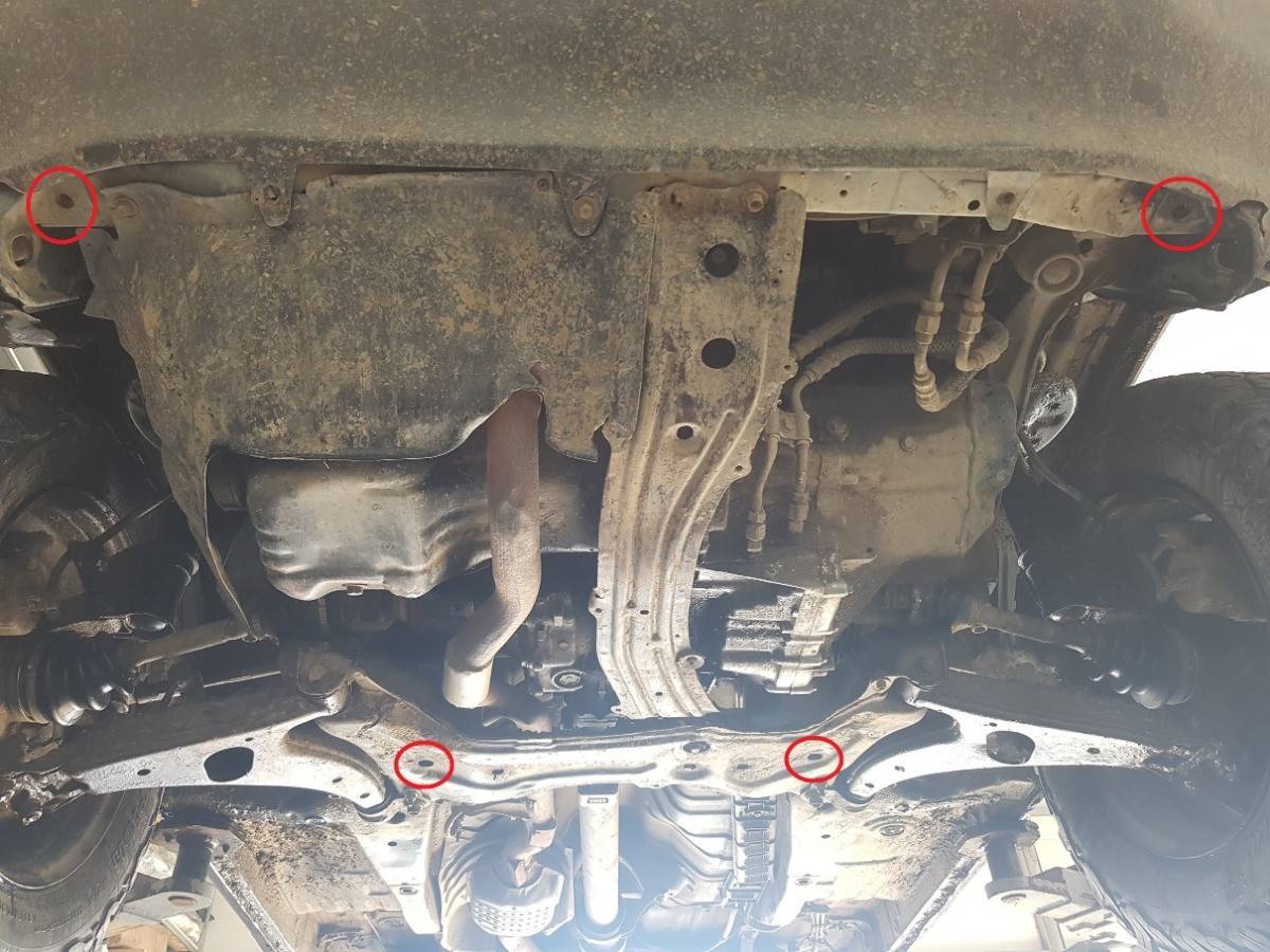 Cubre cárter metálico Toyota RAV 4 (1994-2000) a medida