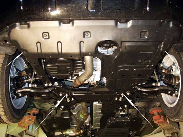 Cubre cárter metálico Toyota RAV 4 Gasolina (2006-2013) a medida