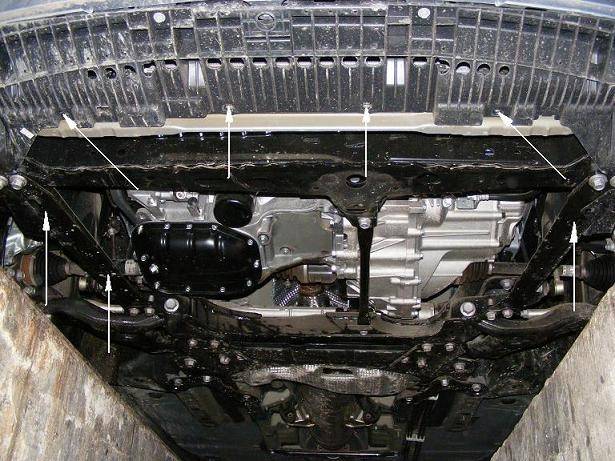 Cubre cárter metálico Toyota Verso (2009-2019) a medida