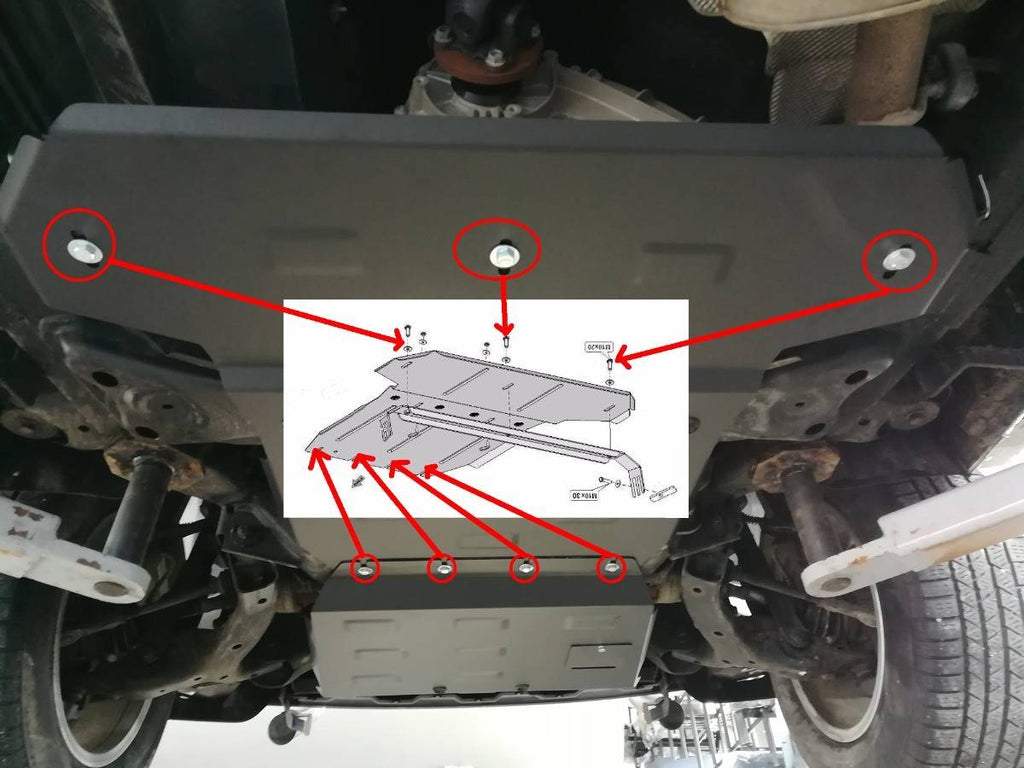 Protección de Caja de Cambios y Diferencial Volkswagen Amarok (2010-2022)