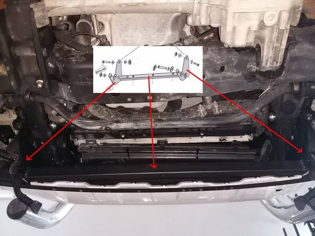 Cubre cárter metálico Volkswagen Amarok (2010-2022) a medida