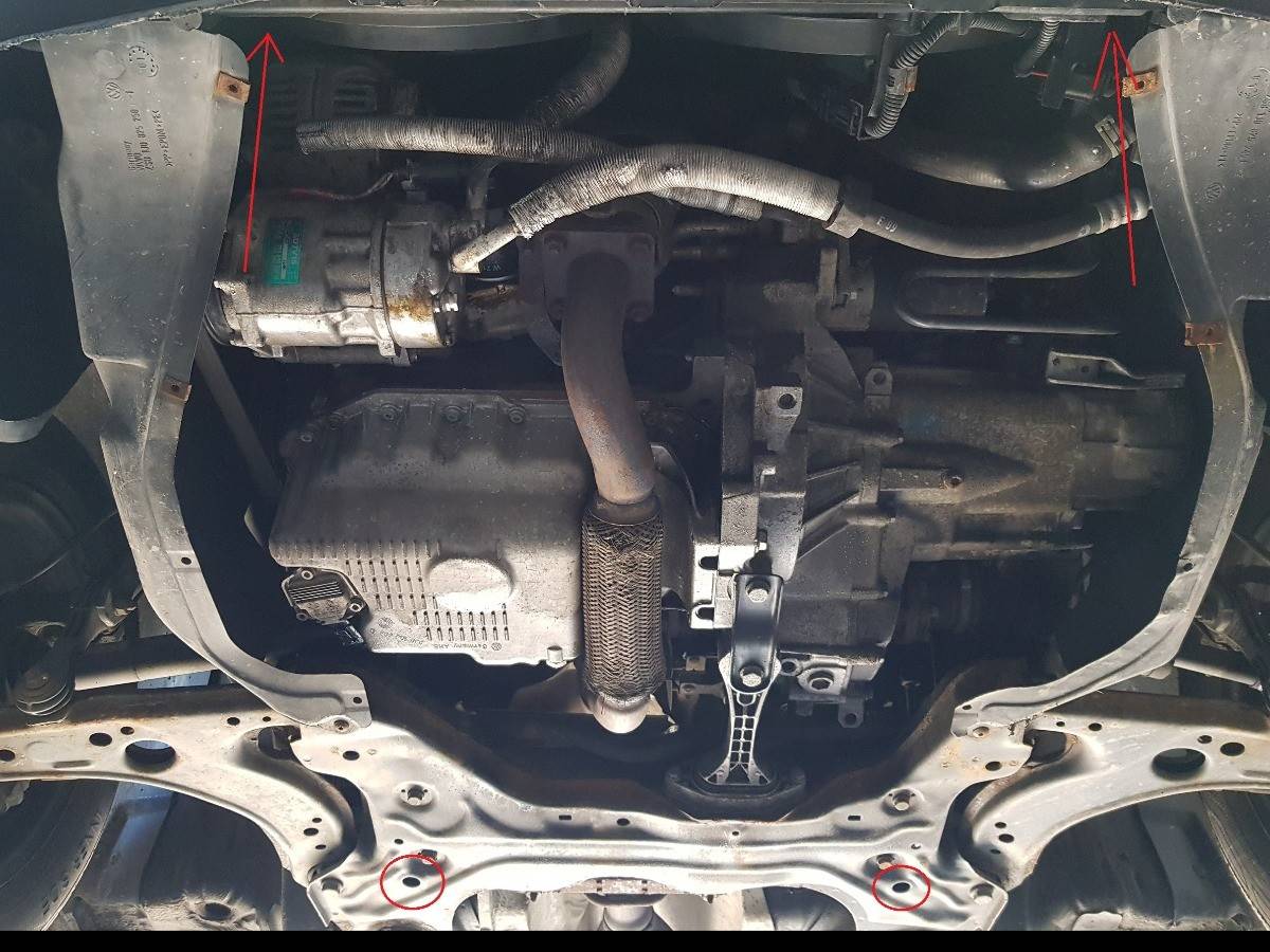 Cubre cárter metálico Volkswagen Bora (1998-2006) a medida