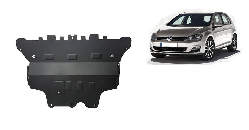 Cubre cárter metálico Volkswagen Golf 7 - Caja de Cambios Automática "30.145A" (2012-2022) a medida