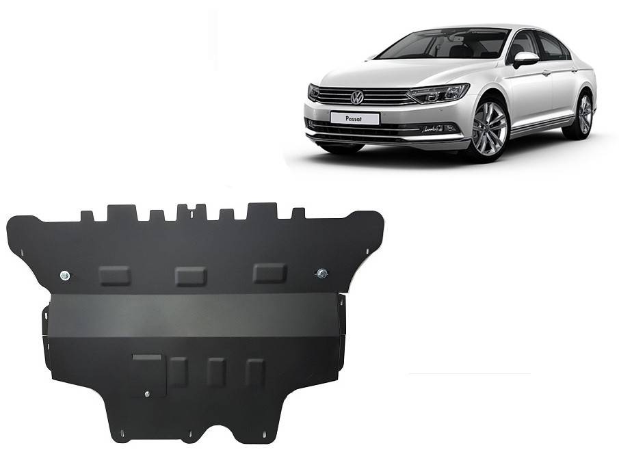 Cubre cárter metálico Volkswagen Passat B8 - Caja de Cambios Manual (2015-2022) a medida