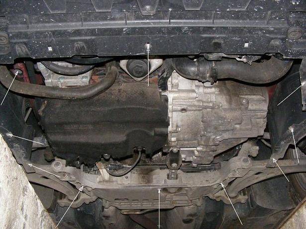 Cubre cárter metálico Volkswagen Passat B6 (2005-2010) a medida