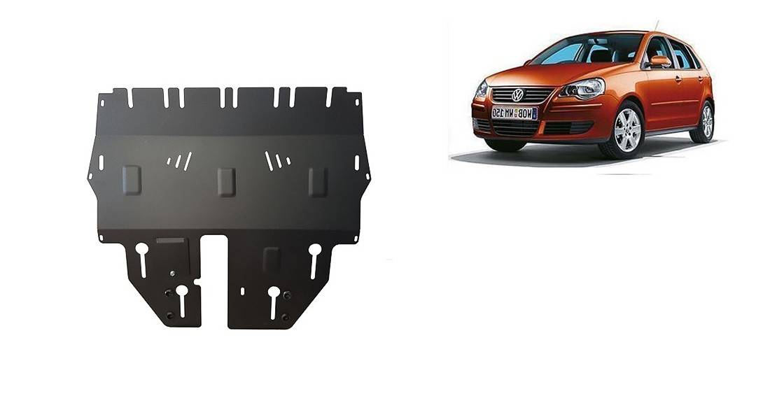Cubre cárter metálico Volkswagen Polo Gasolina (2002-2009) a medida