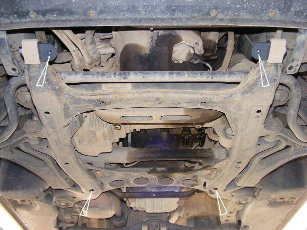 Cubre cárter metálico Volkswagen Touareg 7L (2003-2010) a medida