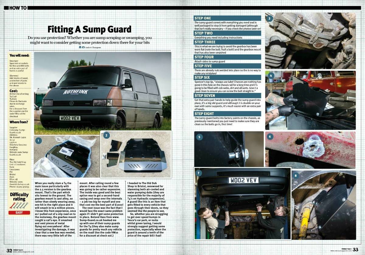 Cubre cárter metálico Volkswagen Transporter T4 Caravelle (1990-2003) a medida