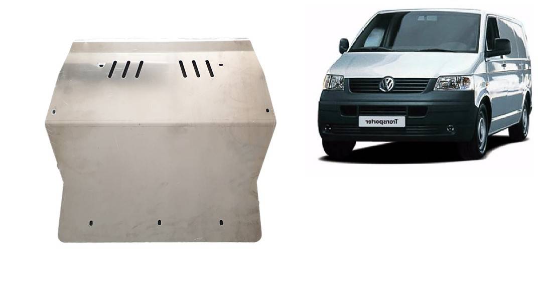 Cubre cárter Aluminio Volkswagen Transporter T5 "27.189ALU" (2004-2015) a medida