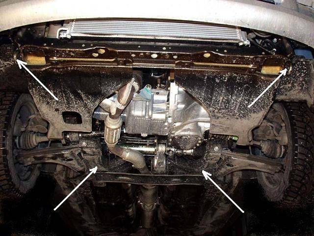 Cubre cárter metálico Chevrolet Lacetti (2004-2009) a medida