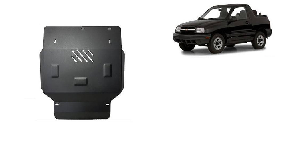 Cubre cárter metálico Chevrolet Tracker (1999-2005) a medida
