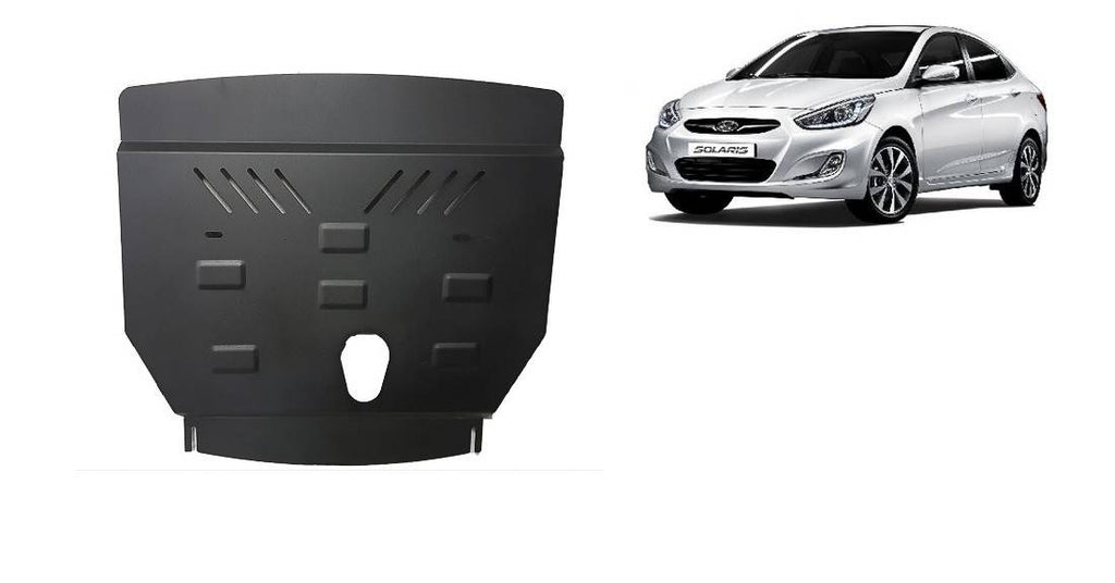 Cubre cárter metálico Hyundai Solaris (2010-2018) a medida
